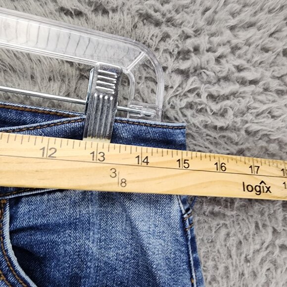 Fashion Nova Jeans Womens 9 Medium Wash Stretch Mid Rise Skinny *GUC* - Picture 6 of 12